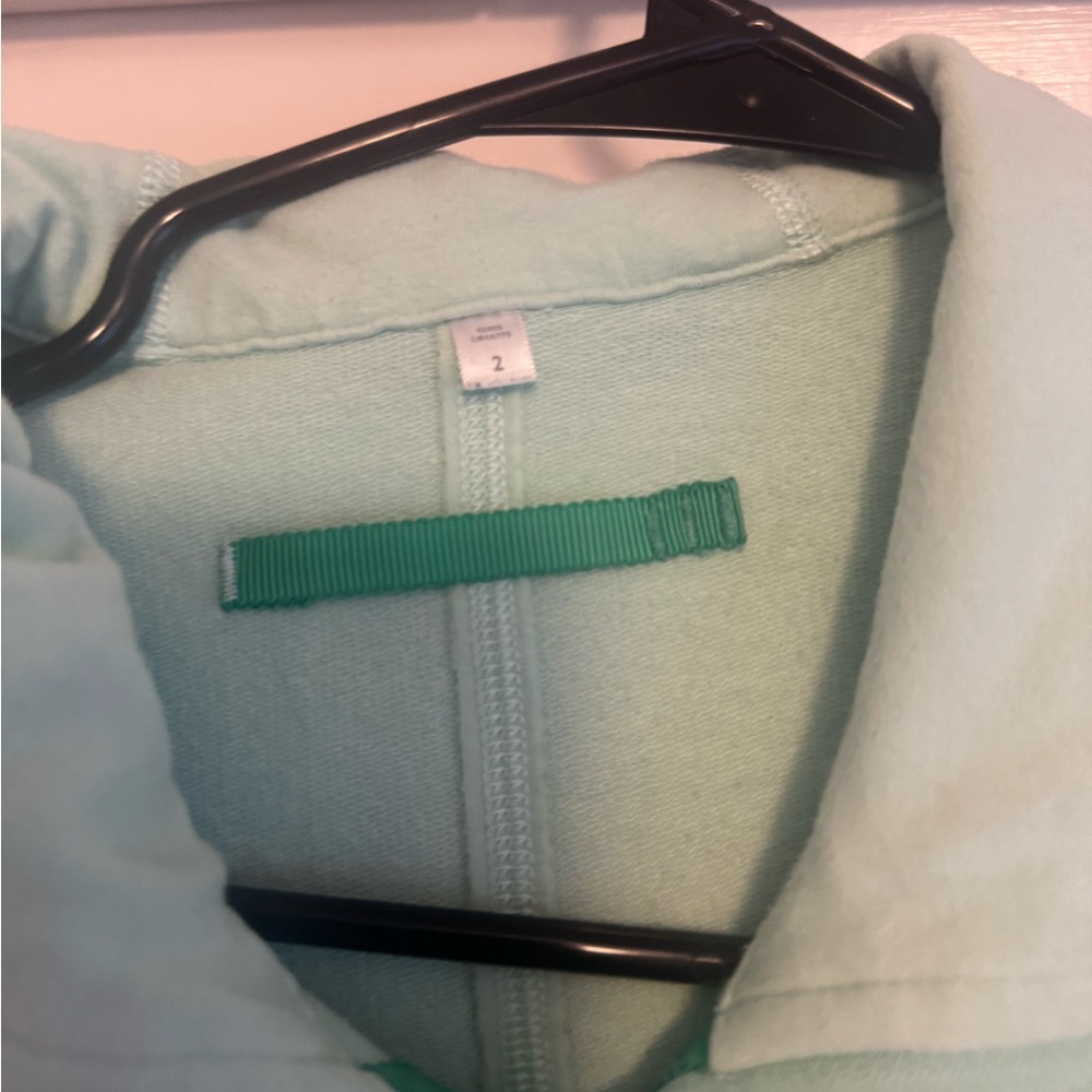 Lululemon cropped zip-up jacket in mint green - Picture 6 of 7